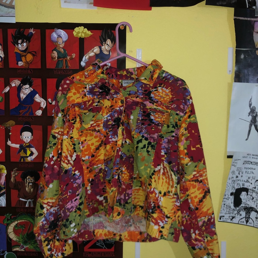 chico’s color full jacket size 3